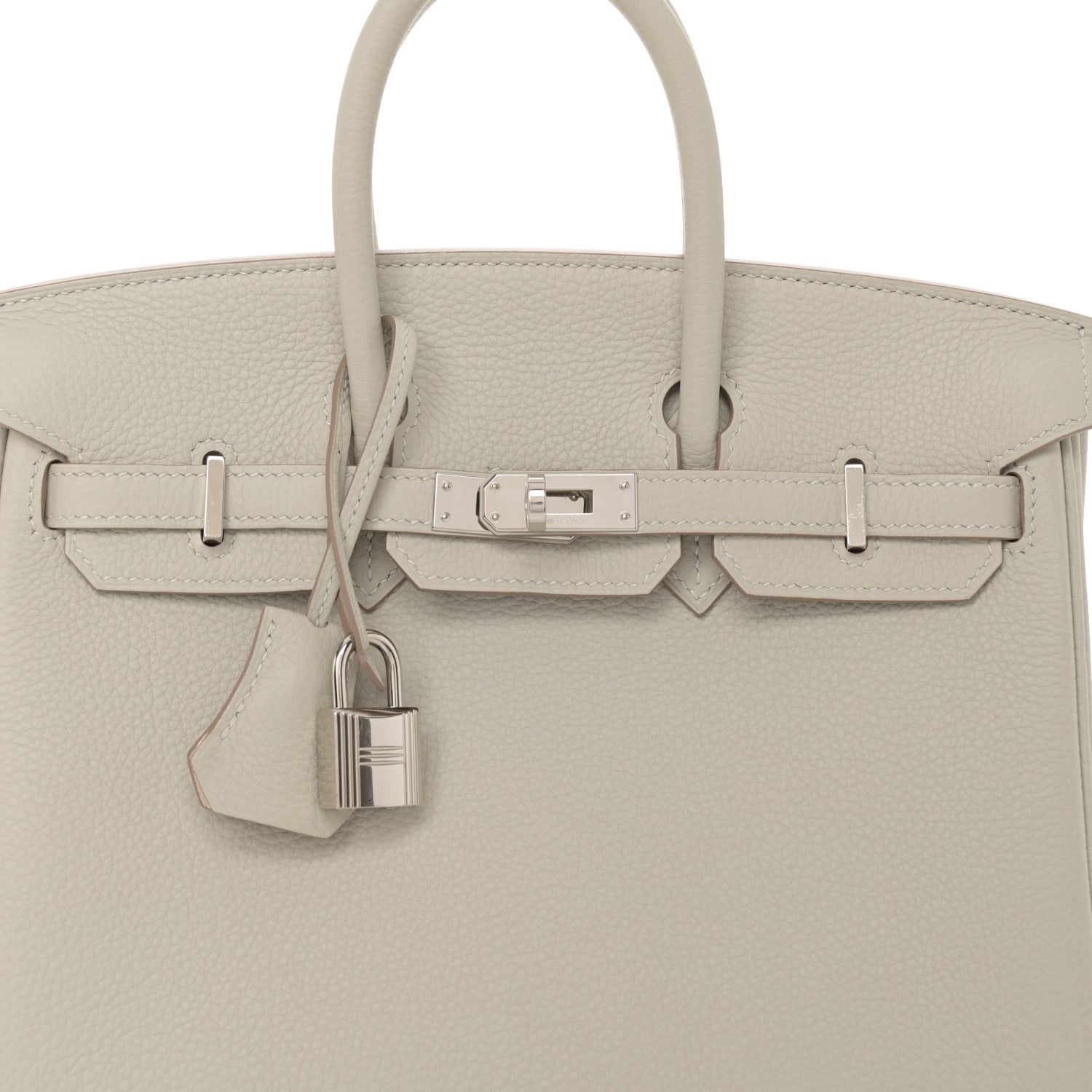 Hermes Togo Verso Birkin 25 Gris Perle 8 of 13