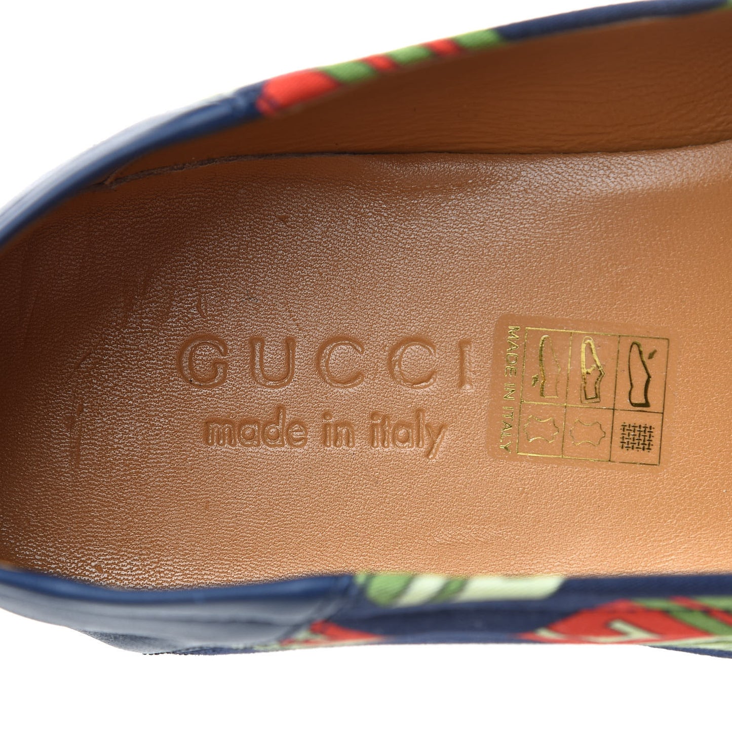 Satin Lambskin Mini GG Wallpaper Mens Brixton Horsebit Loafers 7.5 Royal Blue Blue Agata