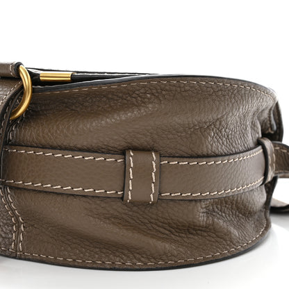 Chloe Calfskin Mini Marcie Round Crossbody Bag Army Green 10 of 10