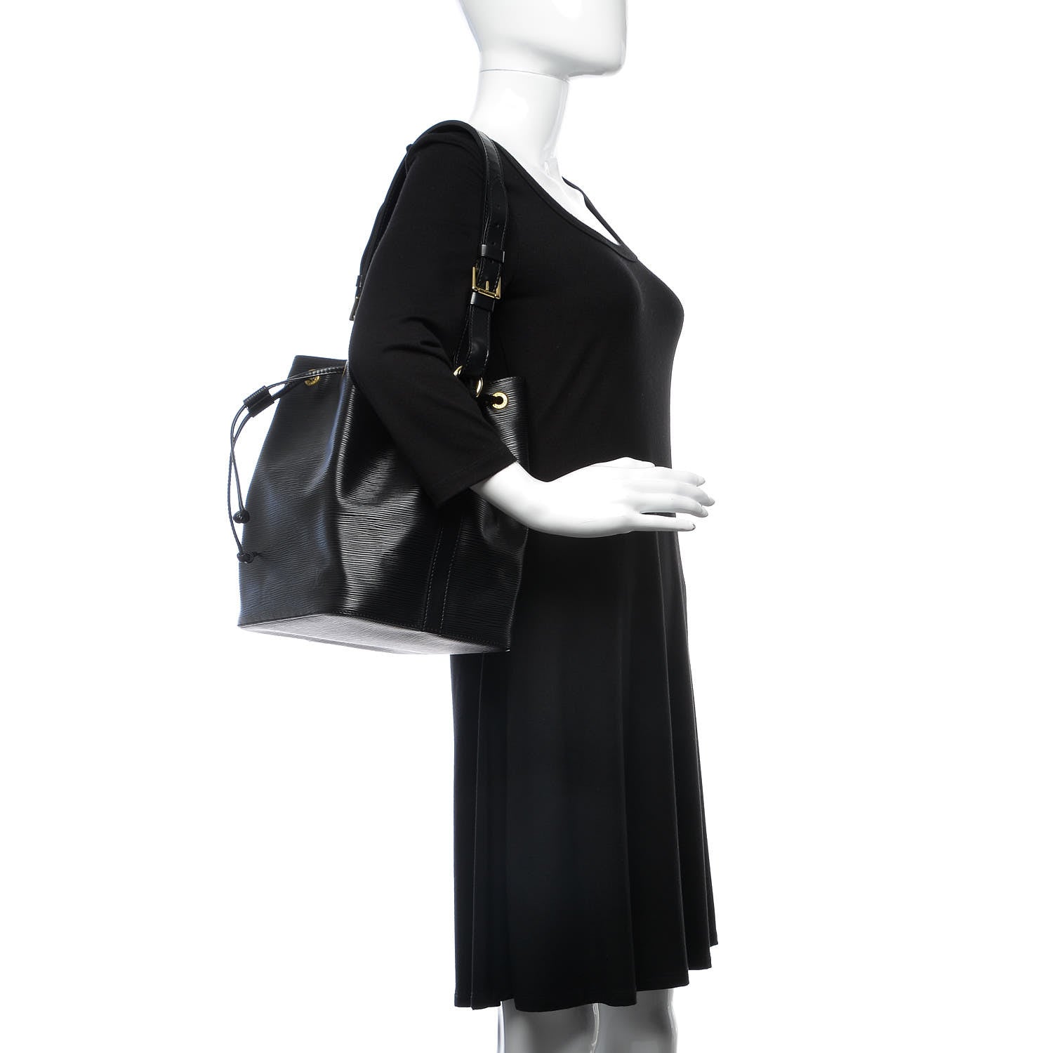 Louis Vuitton Epi Petit Noe Black 2 of 4