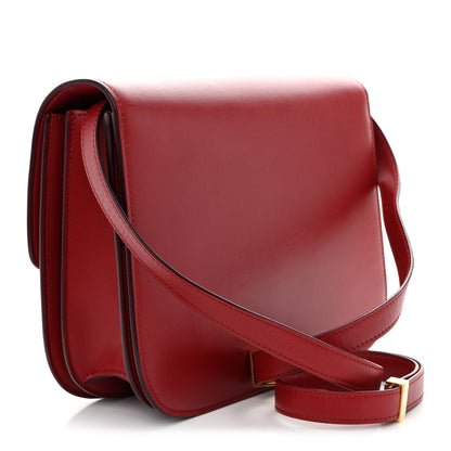 Celine Box Calfskin Medium Classic Box Flap Bag Red 3 of 11