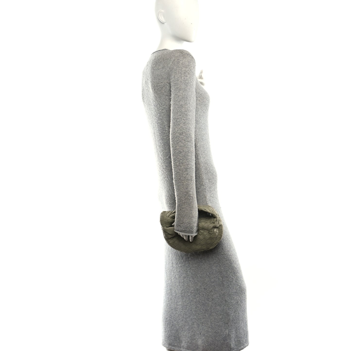 Nappa Intrecciato Mini Jodie Travertine