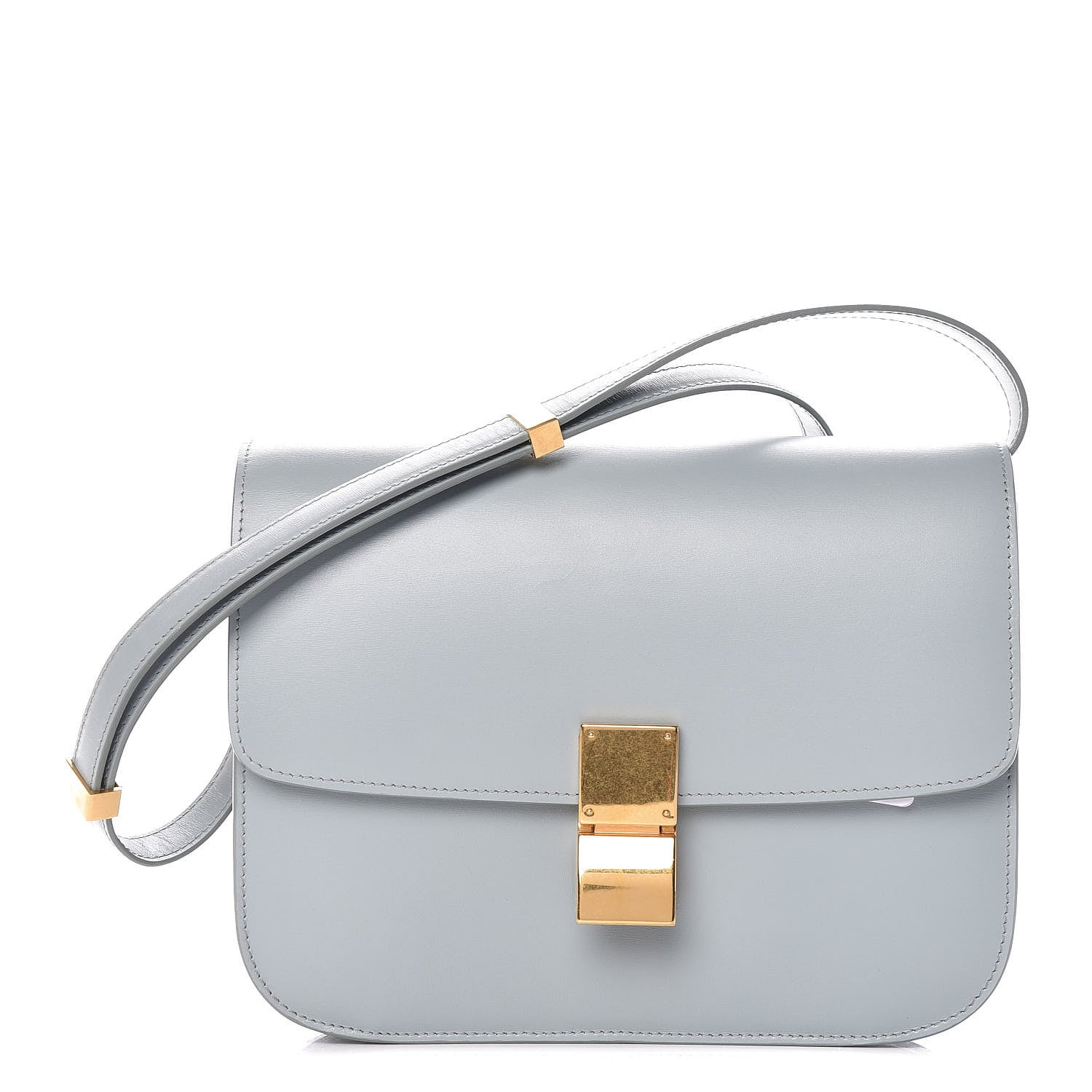 Celine Box Calfskin Medium Classic Box Flap Bag Cloud 1 of 9