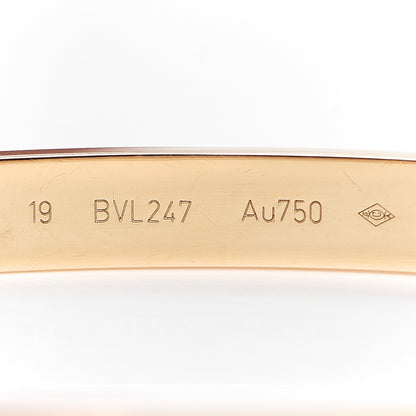 Cartier 18K Yellow Gold 4 Diamond LOVE Bracelet 19 5 of 8