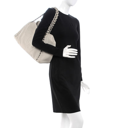 Chanel Calfskin Large East West Modern Chain Tote White 2 of 24