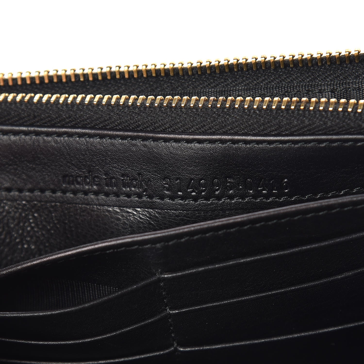 Saint Laurent Calfskin Classic Y Ligne Clutch Black 9 of 13