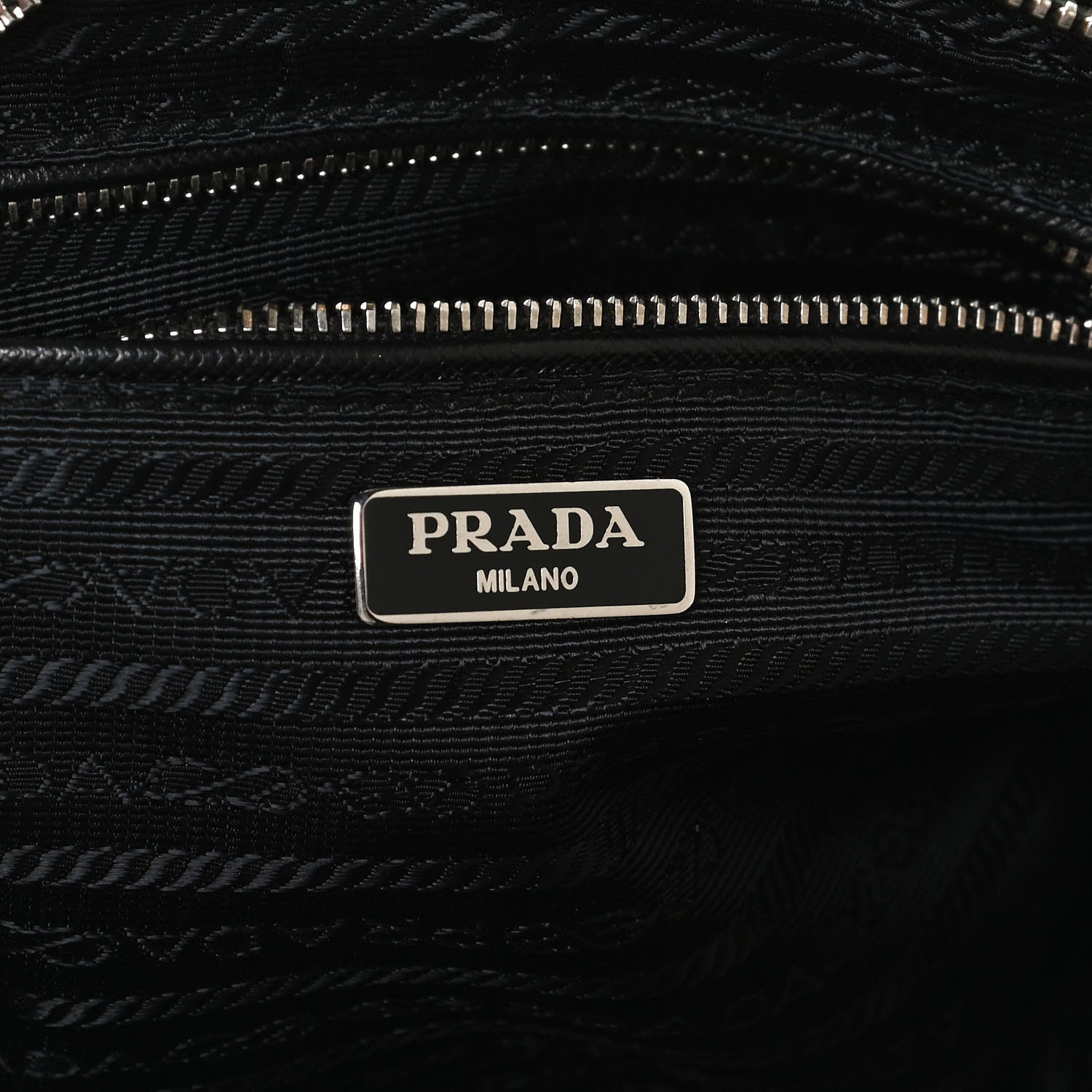 Prada Nylon Tessuto Impuntu Quilted Bandoliera Crossbody Bag Black 6 of 11