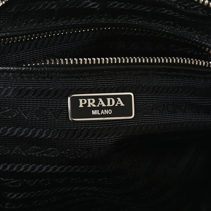 Prada Nylon Tessuto Impuntu Quilted Bandoliera Crossbody Bag Black 6 of 11