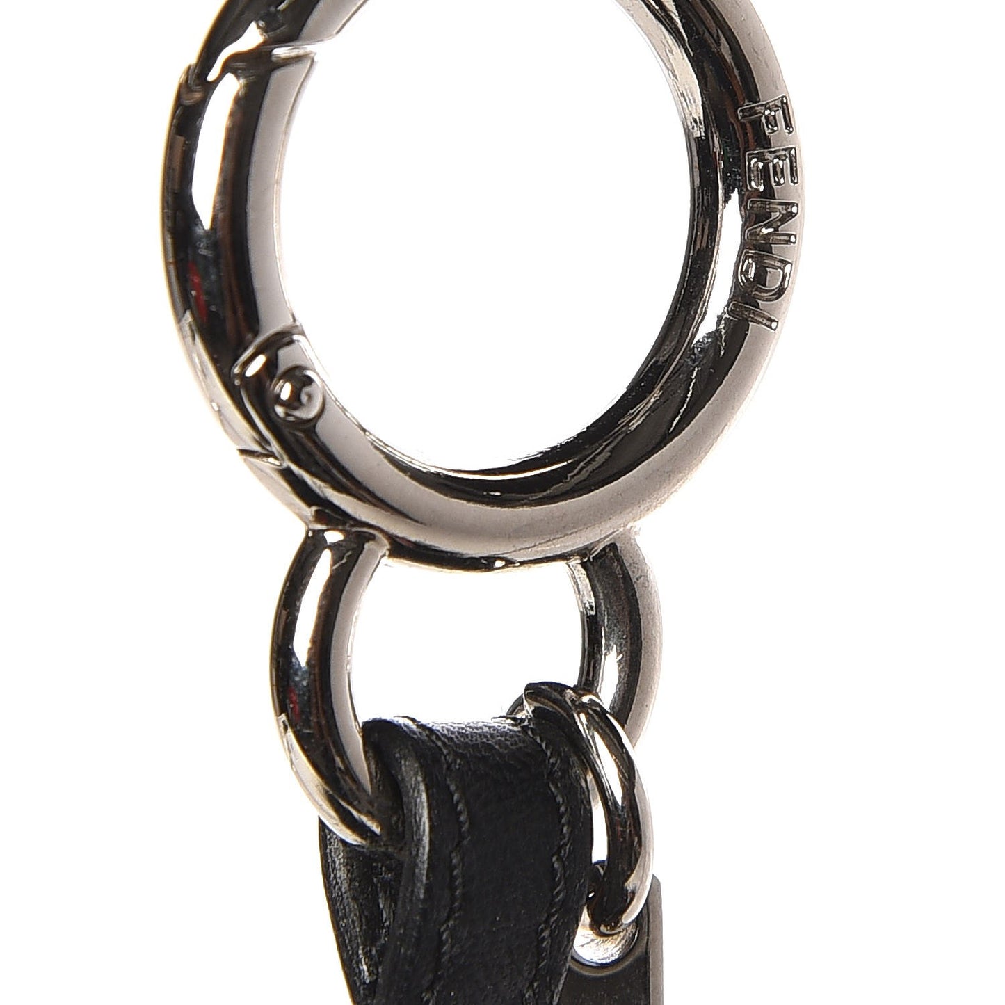 Rabbit Mink Fox Fur Dragoo Monster Bag Bug Charm Black