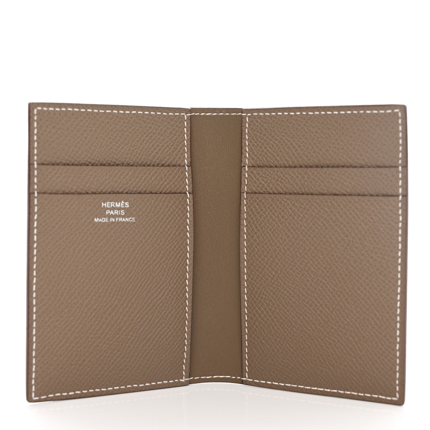 Hermes Epsom MC2 Euclide Card Holder Case Etoupe 5 of 8