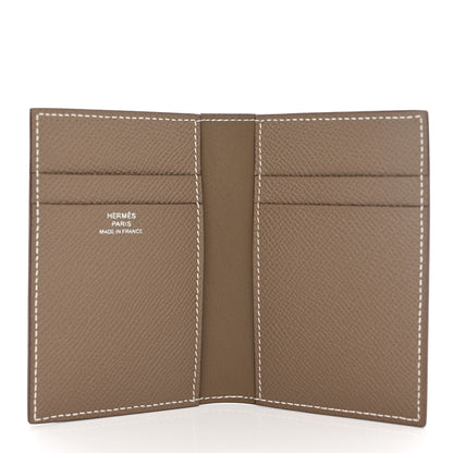 Hermes Epsom MC2 Euclide Card Holder Case Etoupe 5 of 8
