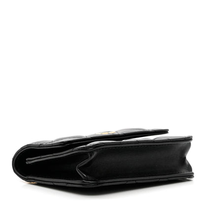 Chanel Lambskin Quilted CC Hook Card Holder Black 3 of 8