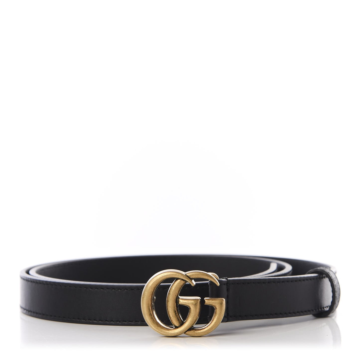 Calfskin Double G 20mm Belt 95 38 Black