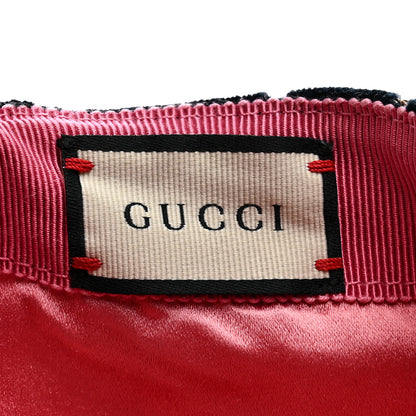 Gucci Velvet GG Monogram Baseball Hat L Blue 8 of 10