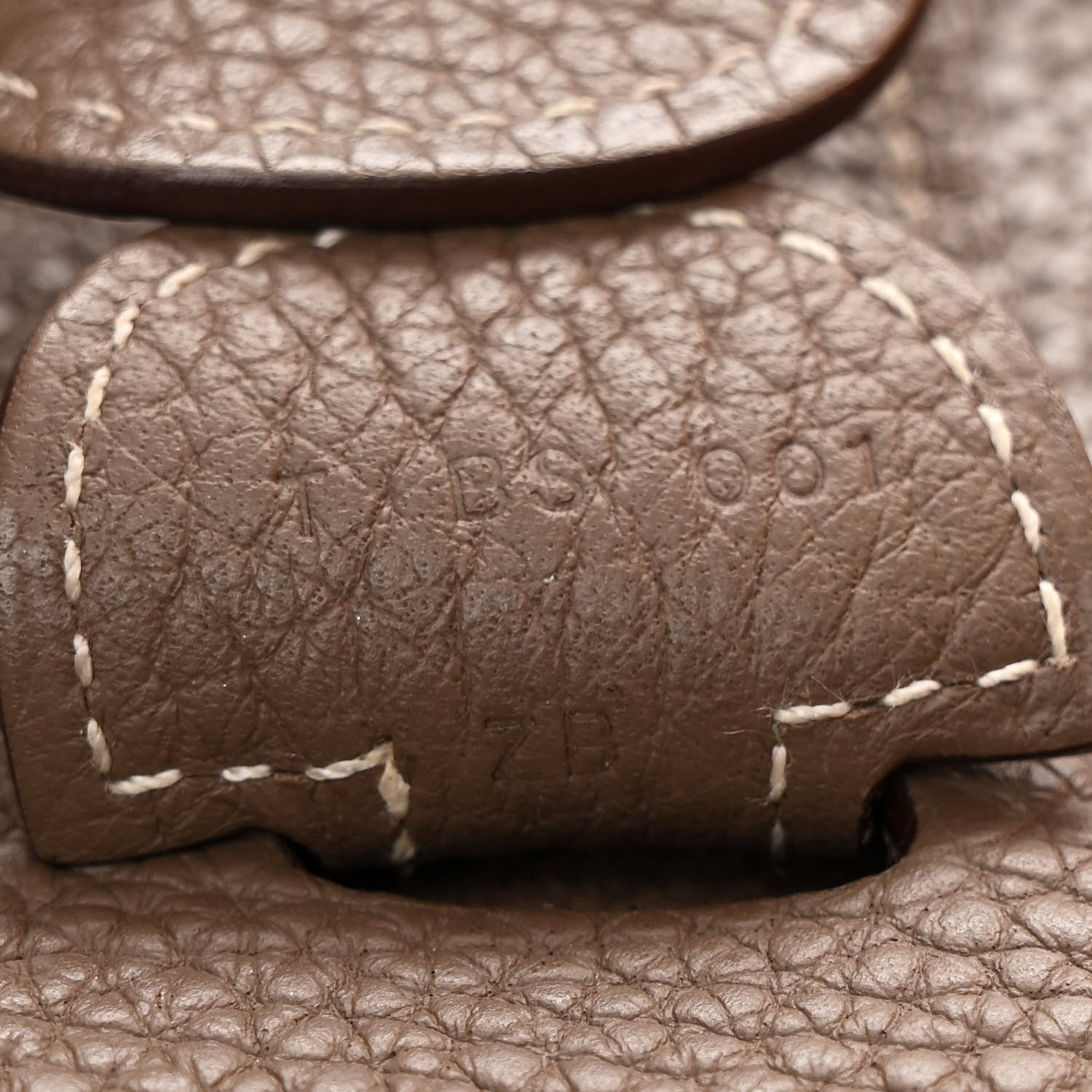 Hermes Taurillon Clemence Evelyne III GM Etoupe 7 of 12