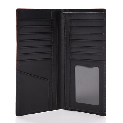MCM Calfskin Bifold Long Wallet Black 7 of 9