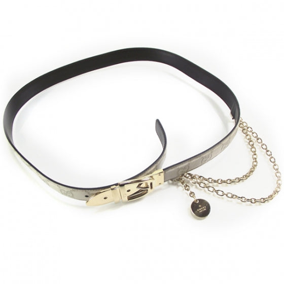 Guccissima Chain Belt Ivory 36