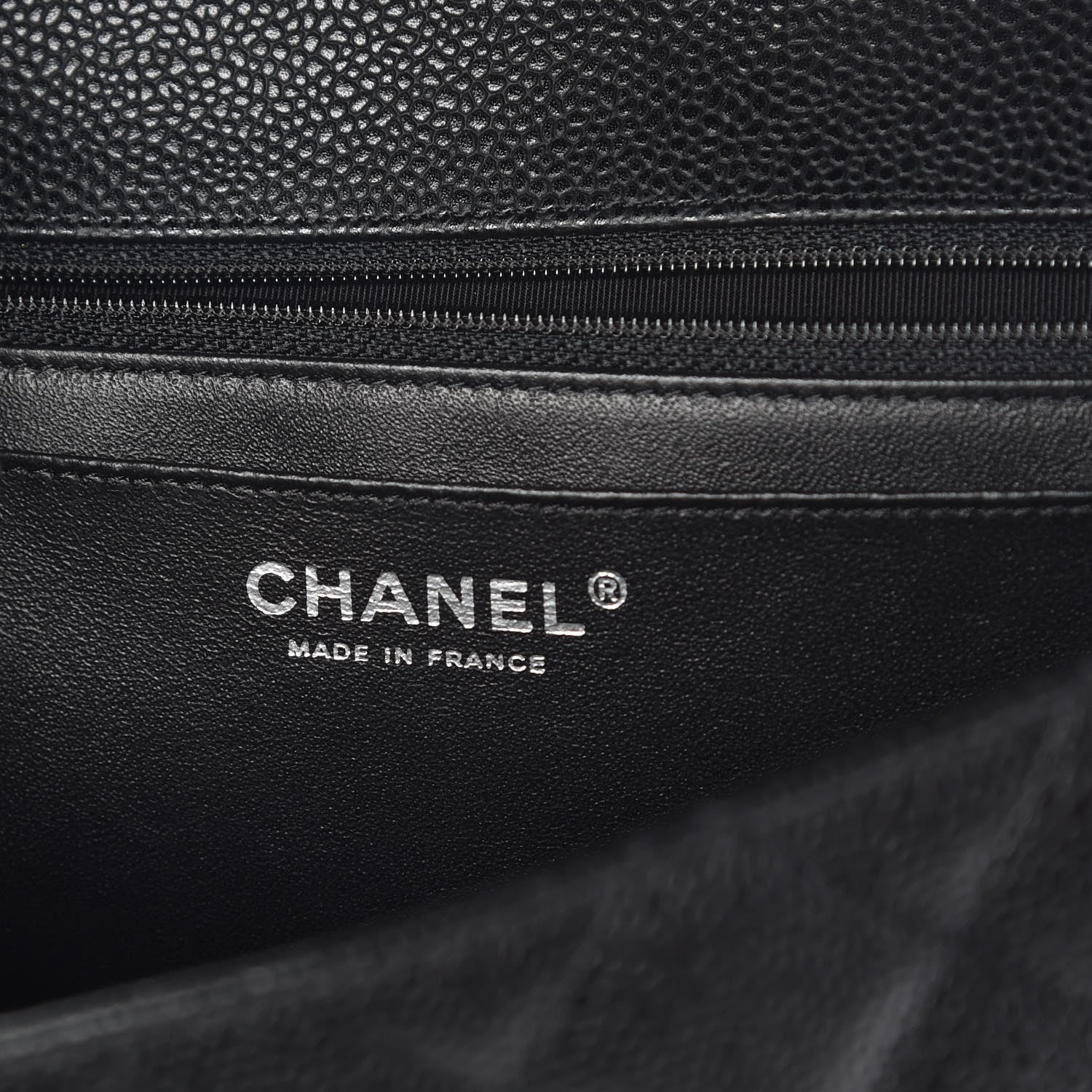 Chanel Caviar Quilted Jumbo Single Flap Black 6 of 9