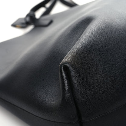 Saint Laurent Calfskin Large Shopping Tote Black 12 of 17