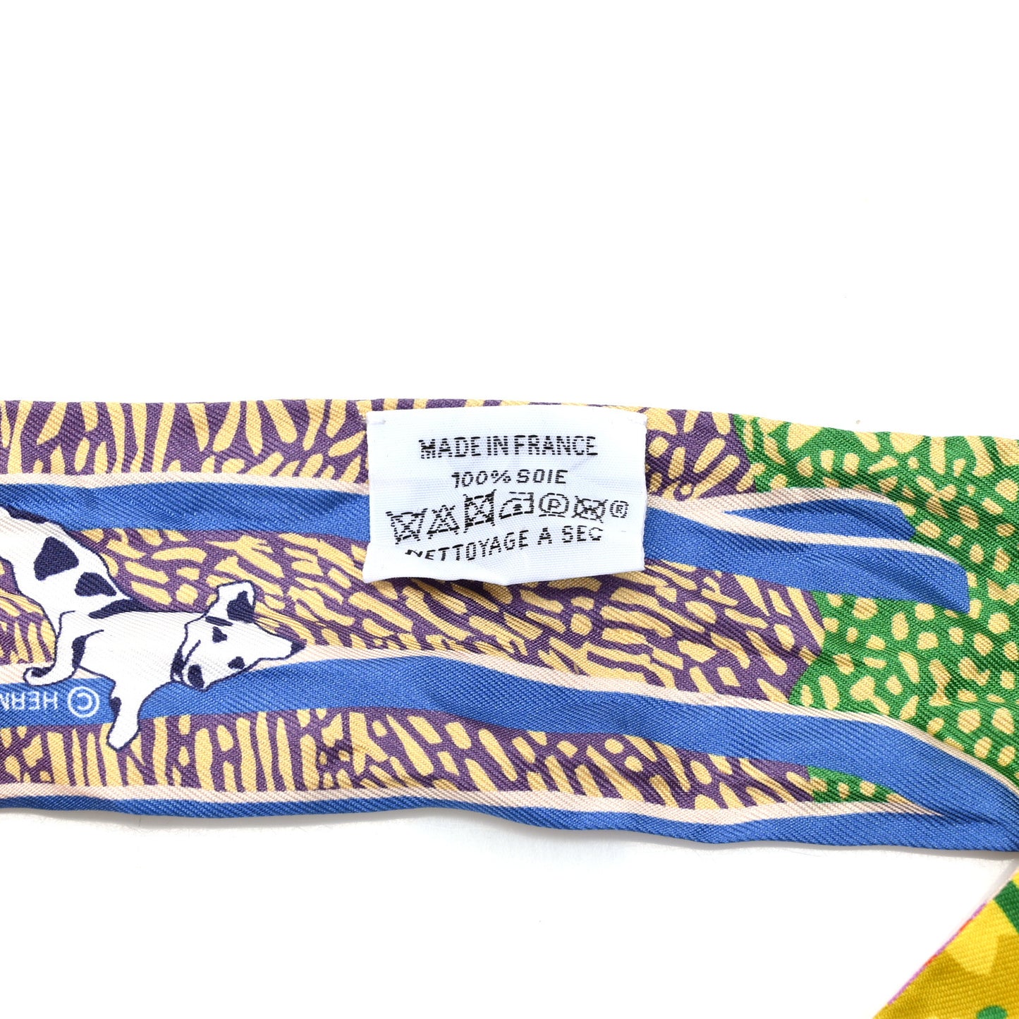 Silk En Liberte Twilly Jaune Vif Bleu Rouge