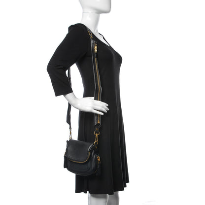 Tom Ford Calfskin Mini Jennifer Crossbody Bag Black 2 of 9