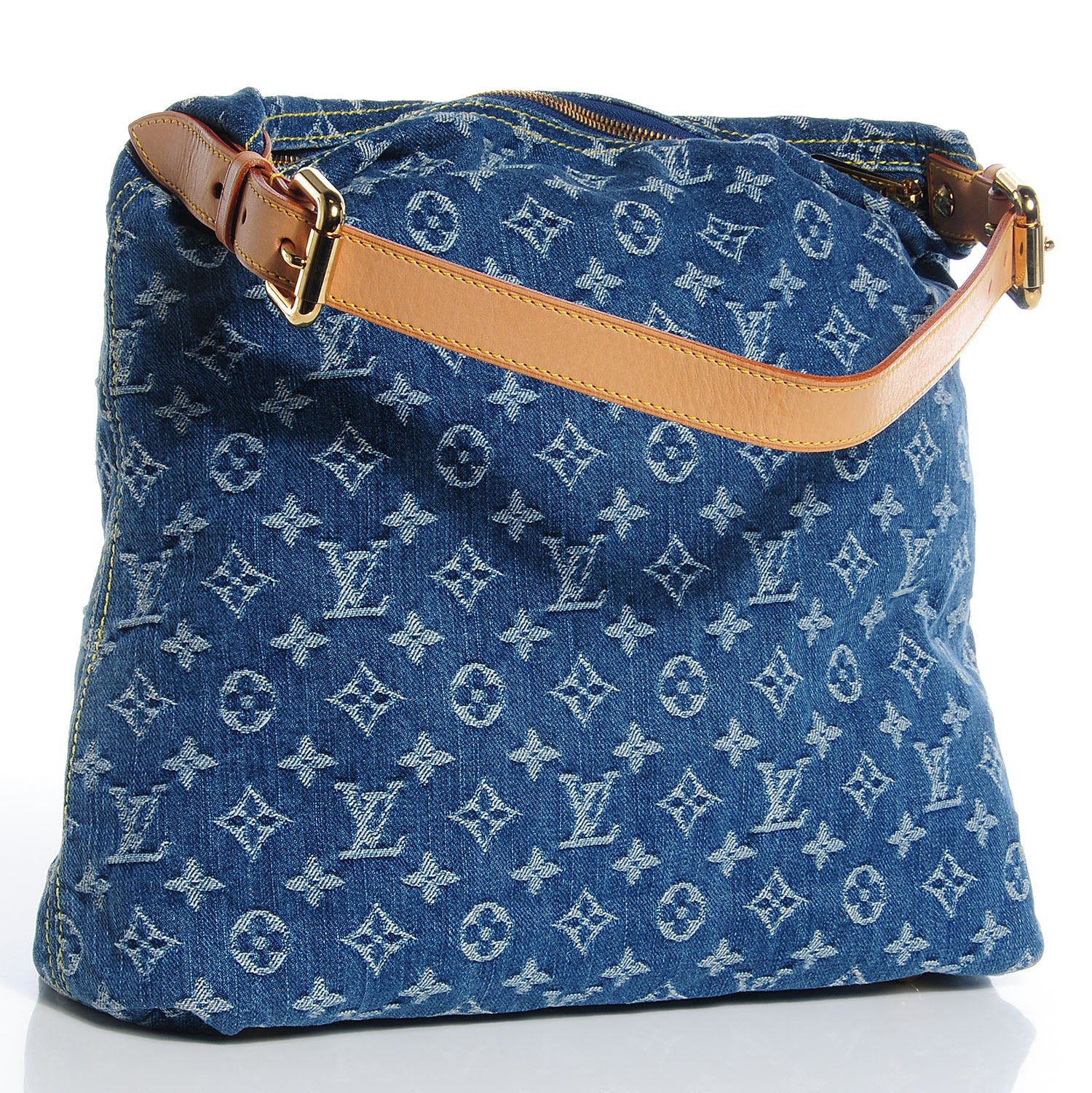 Louis Vuitton Denim Baggy GM Blue 3 of 7