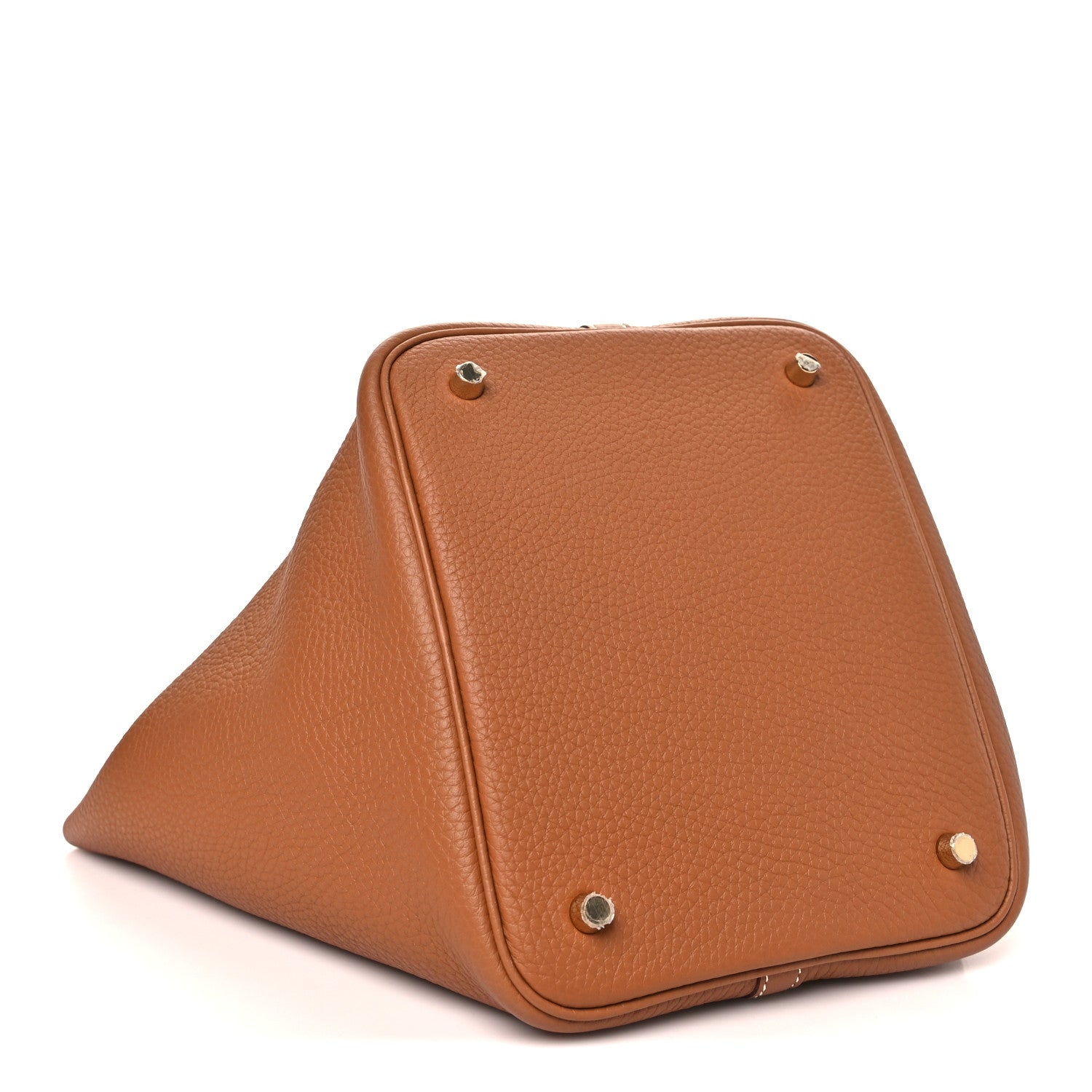 Hermes Taurillon Clemence Picotin Lock 22 MM Gold 5 of 11