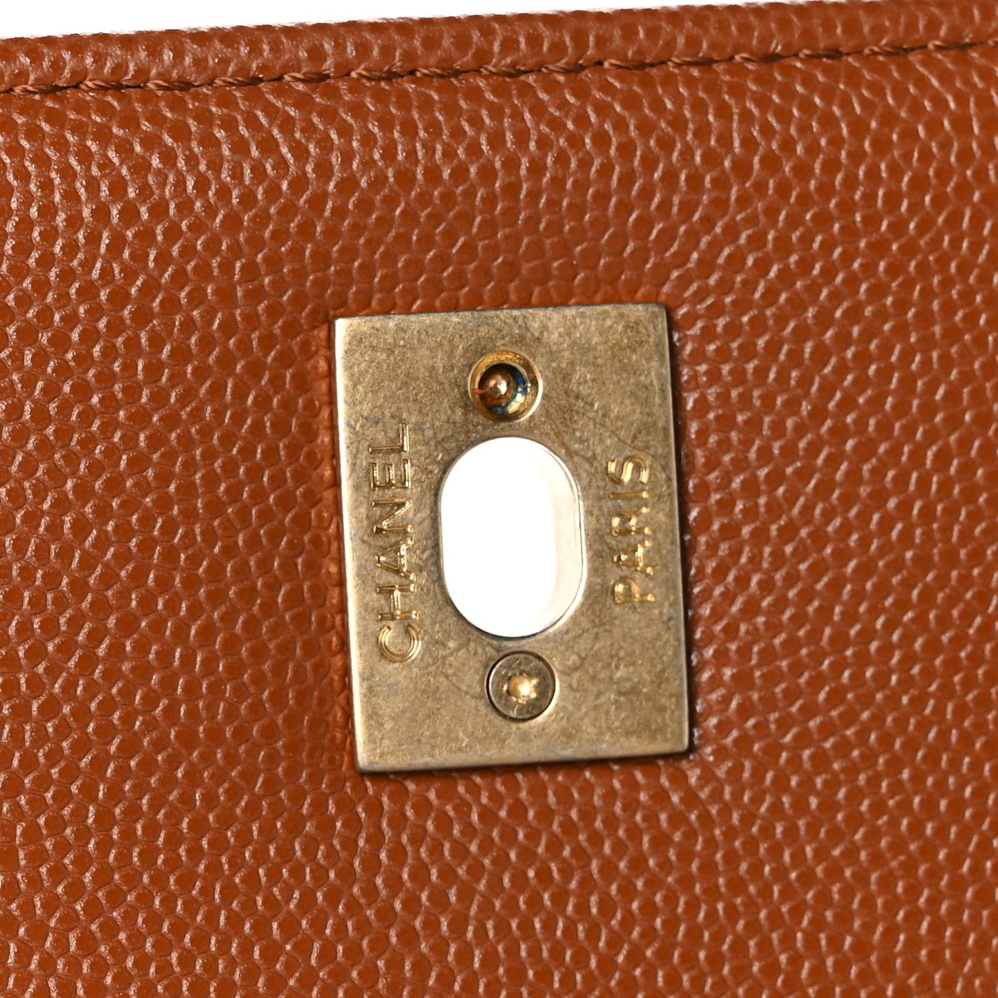 Caviar Quilted Multi Chain Backpack Light Brown