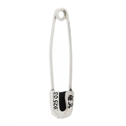 Chrome Hearts Sterling Silver Safety Pin Single Earring 3 of 4