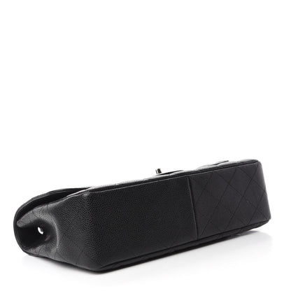 Chanel Caviar Quilted Jumbo Single Flap Black 4 of 11