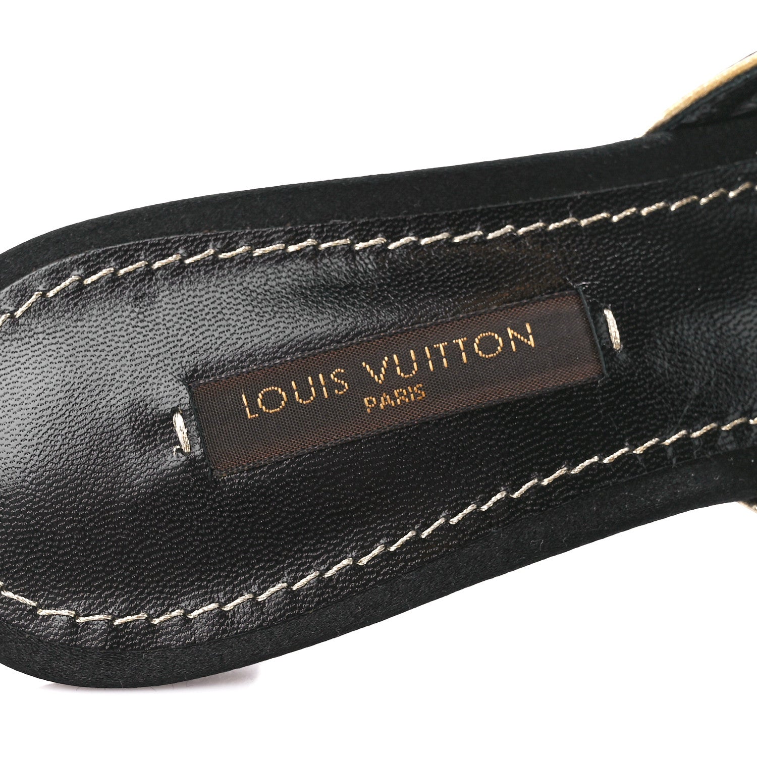 Louis Vuitton Satin Anthares Mule Pumps 36.5 Black 7 of 8