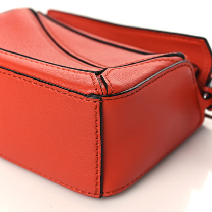 Loewe Calfskin Nano Puzzle Bag Orange 8 of 8