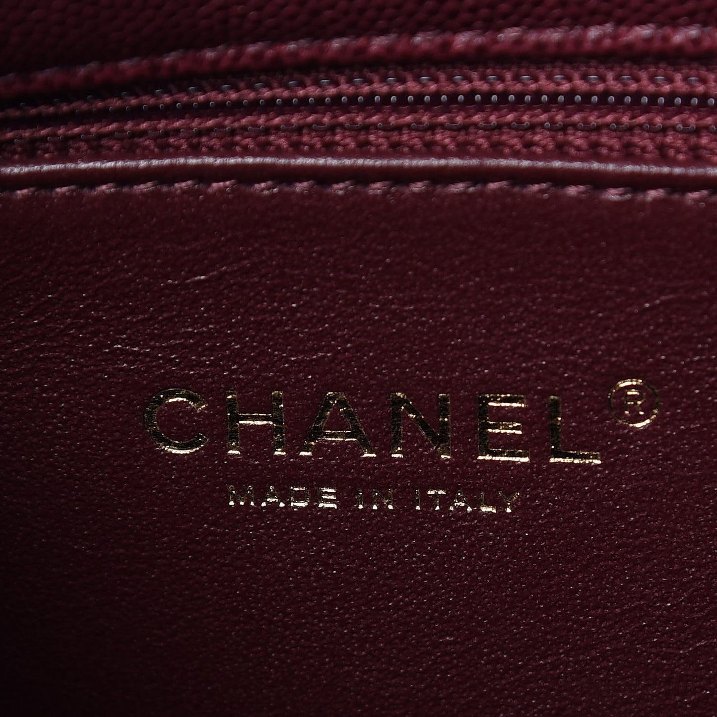 Caviar Lizard Quilted Medium Coco Handle Flap Burgundy