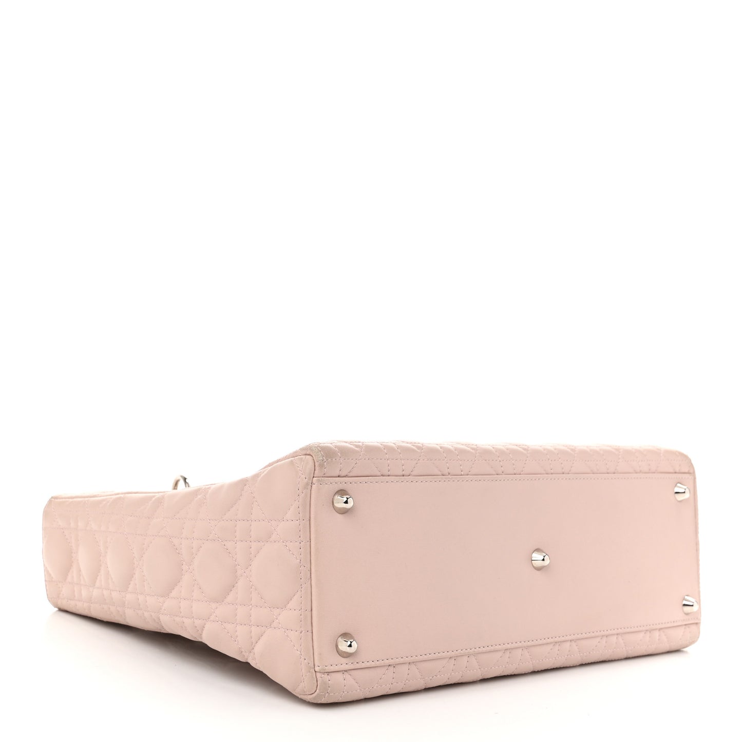 Lambskin Cannage Large Lady Dior Light Pink