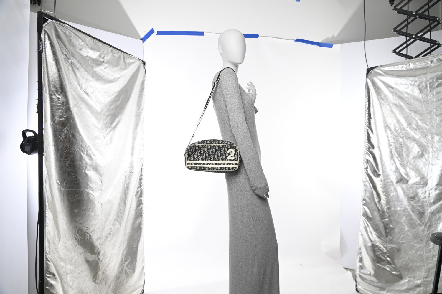 Christian Dior Monogram Girly Messenger Bag Black 2 of 13