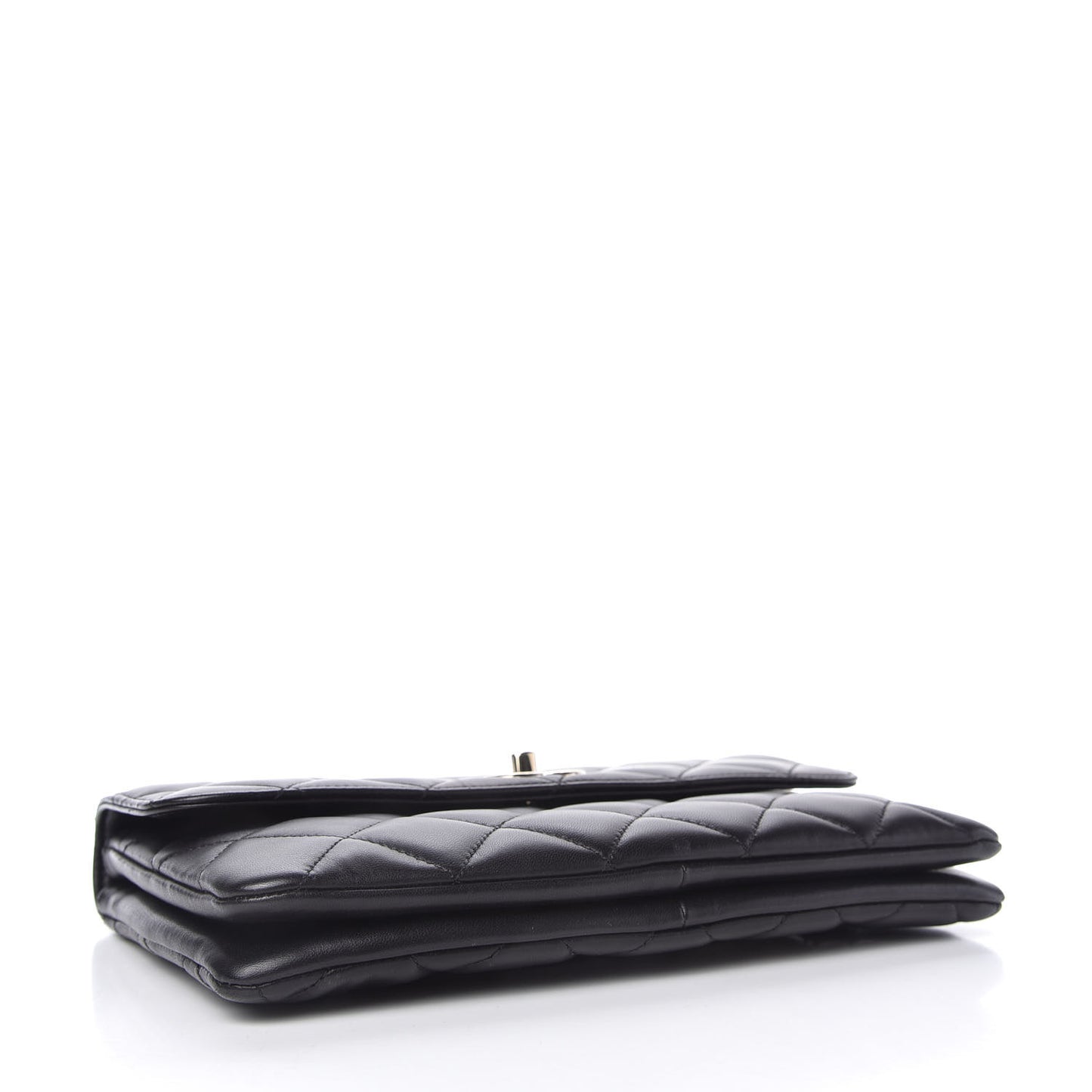 Lambskin Quilted Medium Trendy CC Flap Black