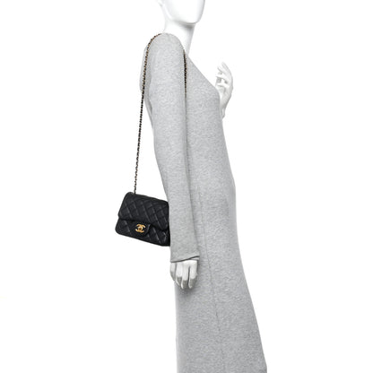 Chanel Lambskin Quilted Mini Pearl Crush Flap Black 2 of 10
