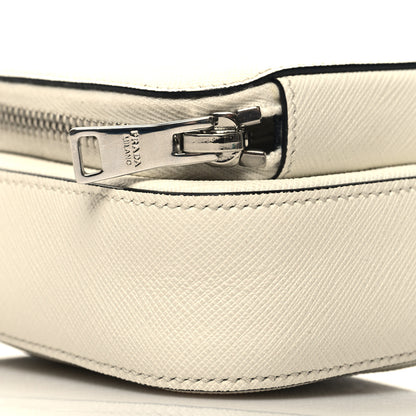 Prada Saffiano Lux Phone Crossbody Pouch White 8 of 12