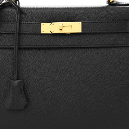 Hermes Epsom Kelly Sellier 28 Black 8 of 11