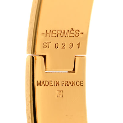 Hermes Enamel Narrow Clic Clac H Bracelet PM Malachite 4 of 5