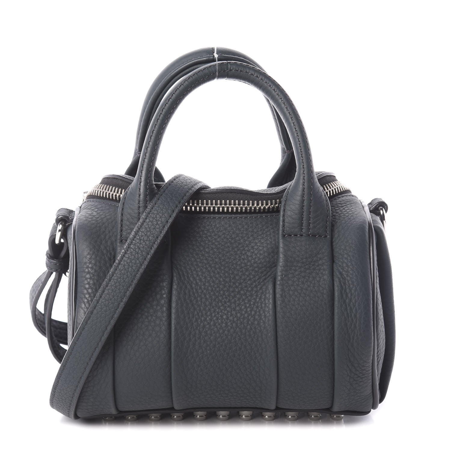 Alexander Wang Pebbled Lambskin Mini Rockie Dark Green Silver Hardware 1 of 10