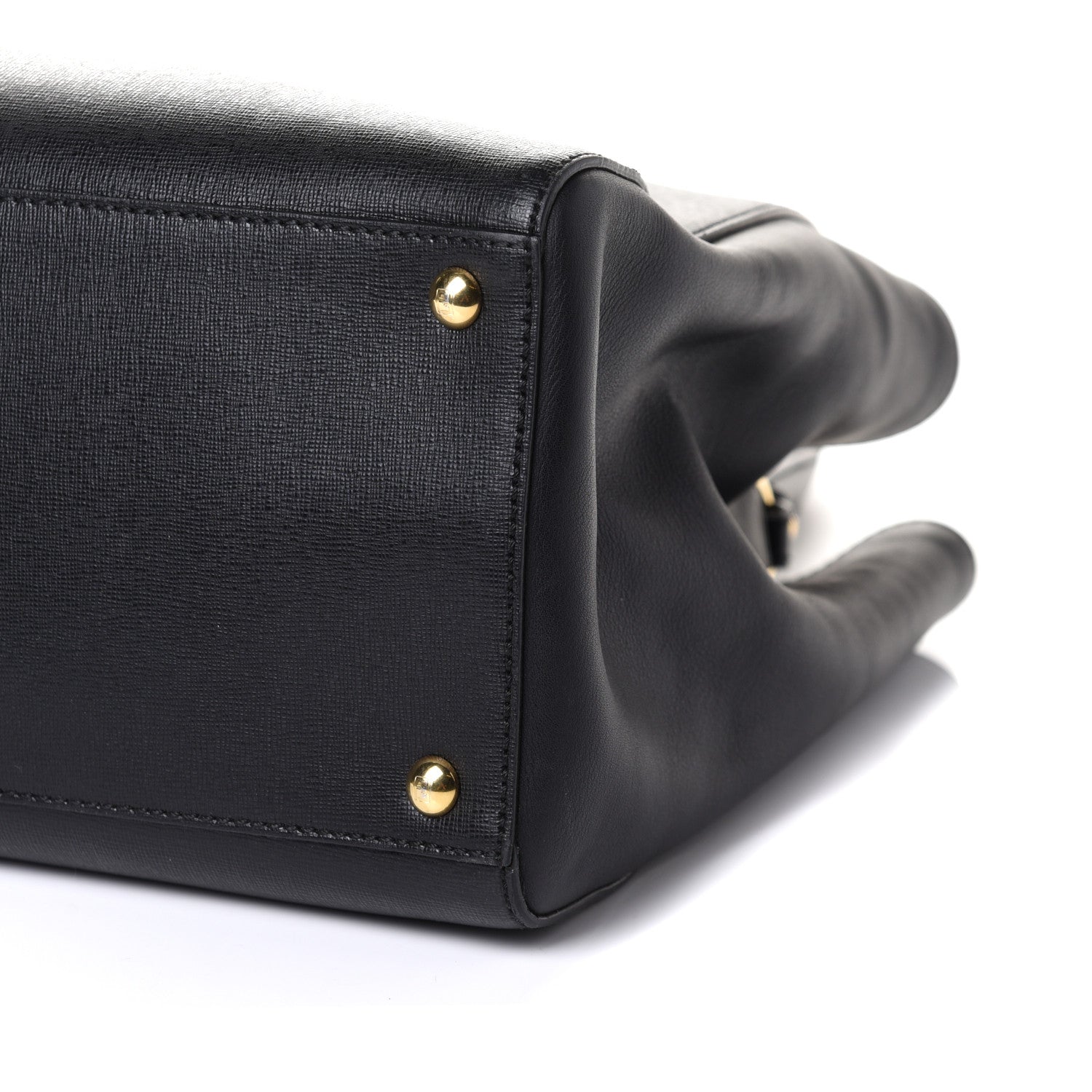 Fendi Vitello Elite Medium 2Jours Tote Black 14 of 14
