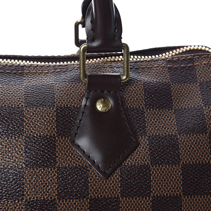 Louis Vuitton Damier Ebene Speedy Bandouliere 25 12 of 14
