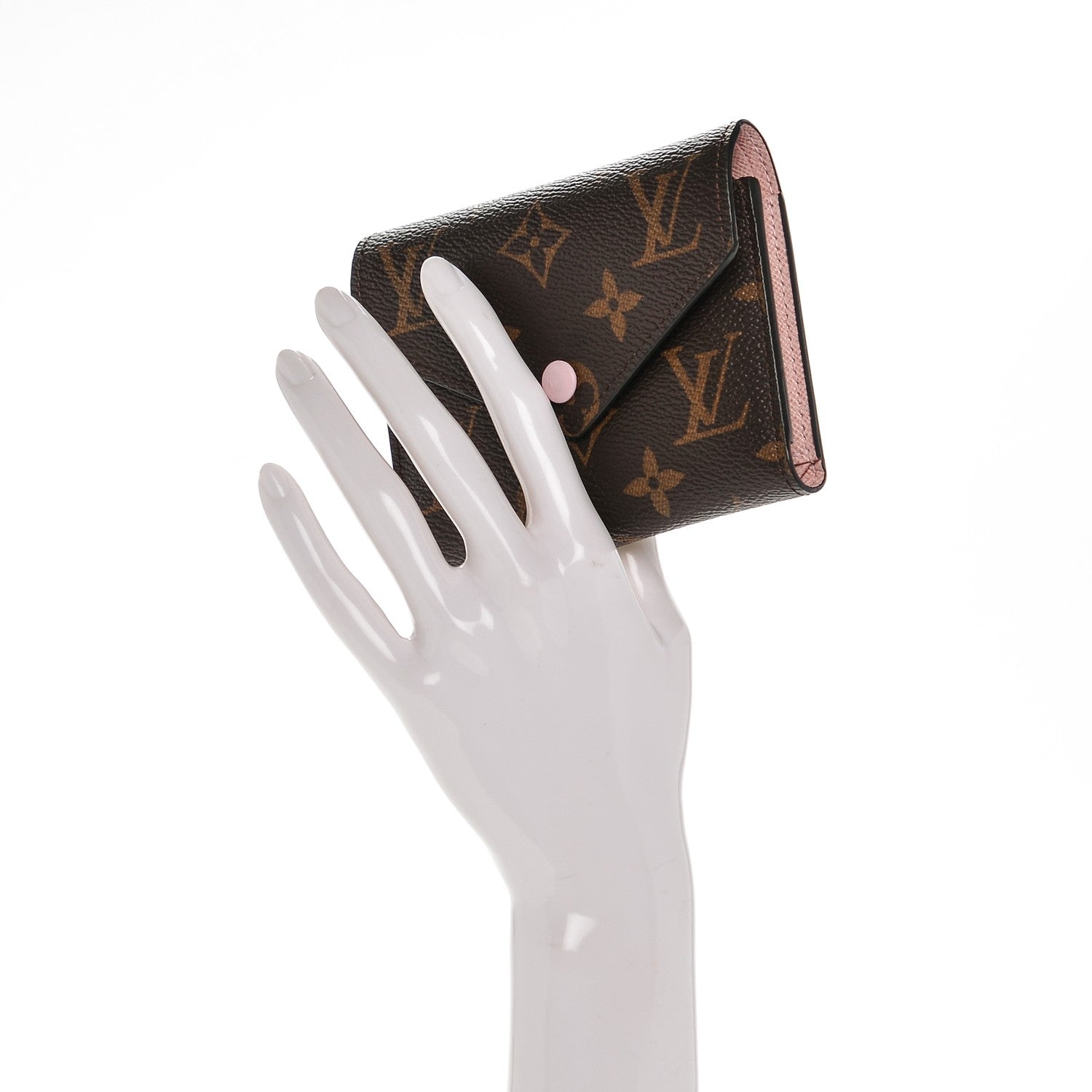 Louis Vuitton Monogram Victorine Wallet Rose Ballerine 2 of 6