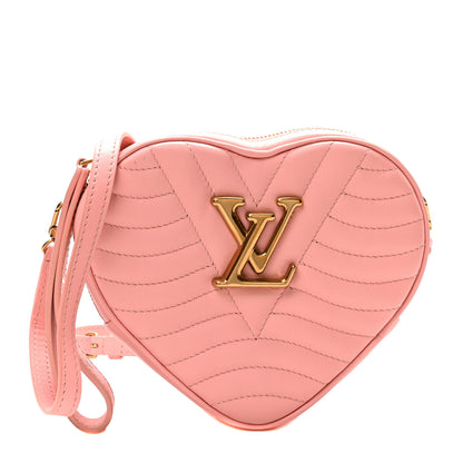 Louis Vuitton Calfskin New Wave Heart Bag Rose Pomettes 1 of 9
