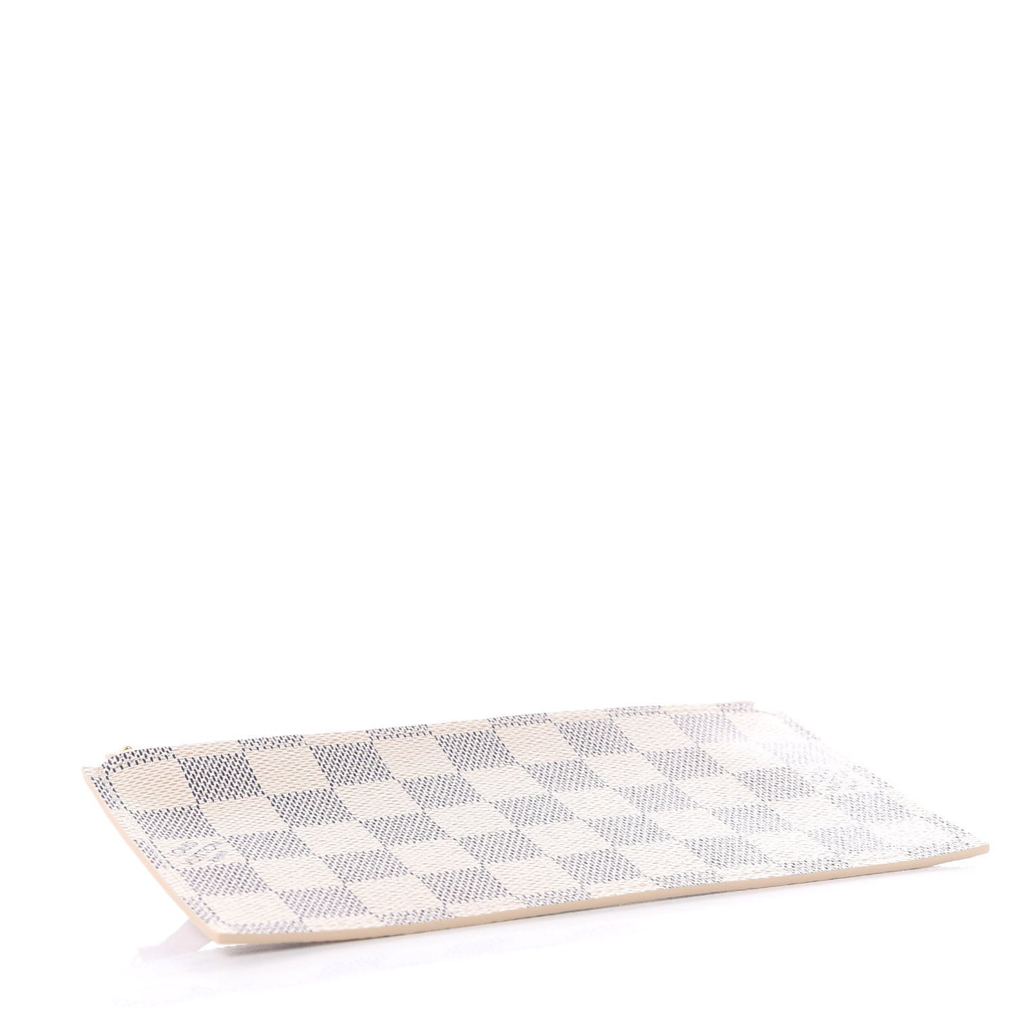 Damier Azur Felicie Chain Wallet Zippered Insert Rose Ballerine