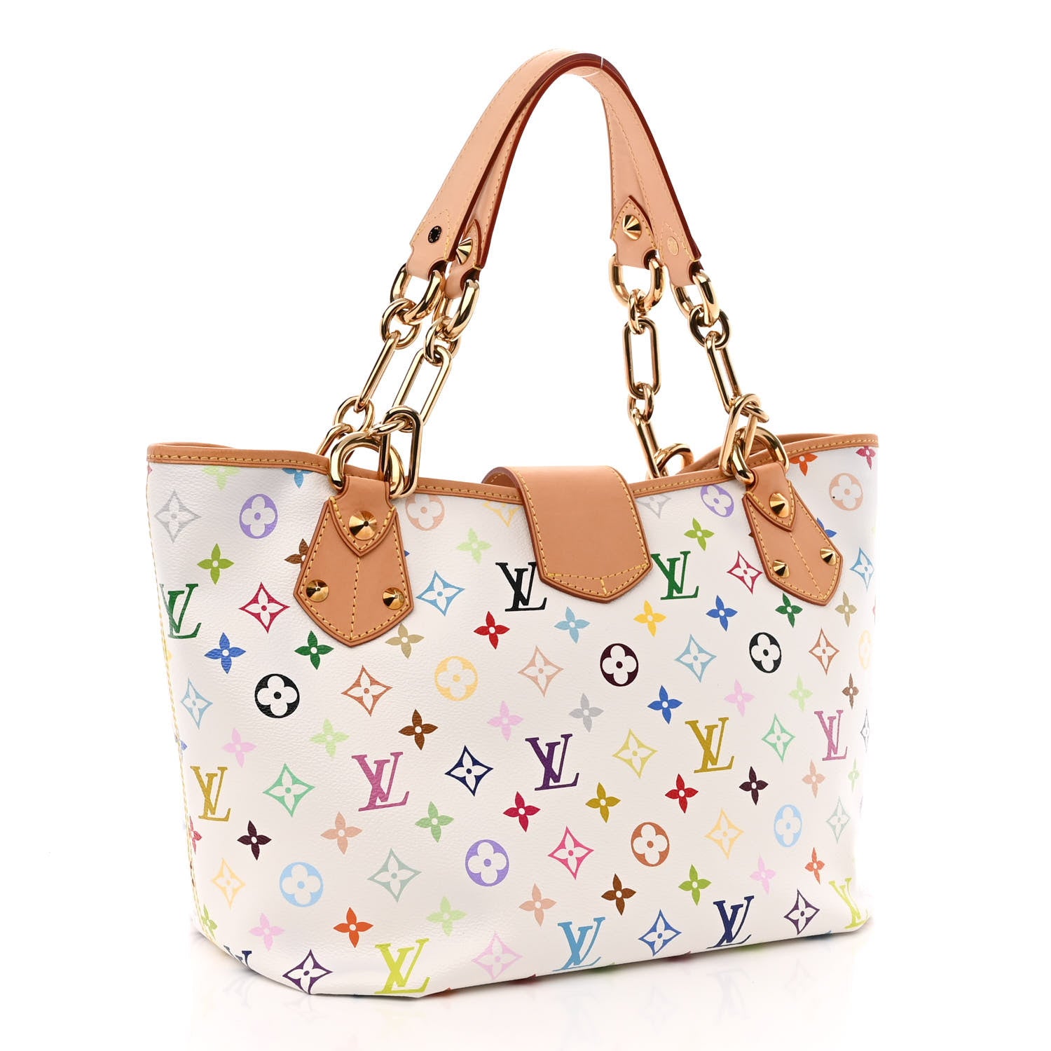 Louis Vuitton Monogram Multicolor Annie GM White 3 of 10