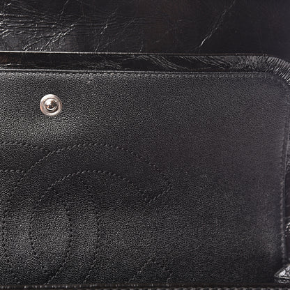 Chanel Glazed Aged Calfskin Quilted 2.55 Reissue 225 Flap So Black 7 of 10
