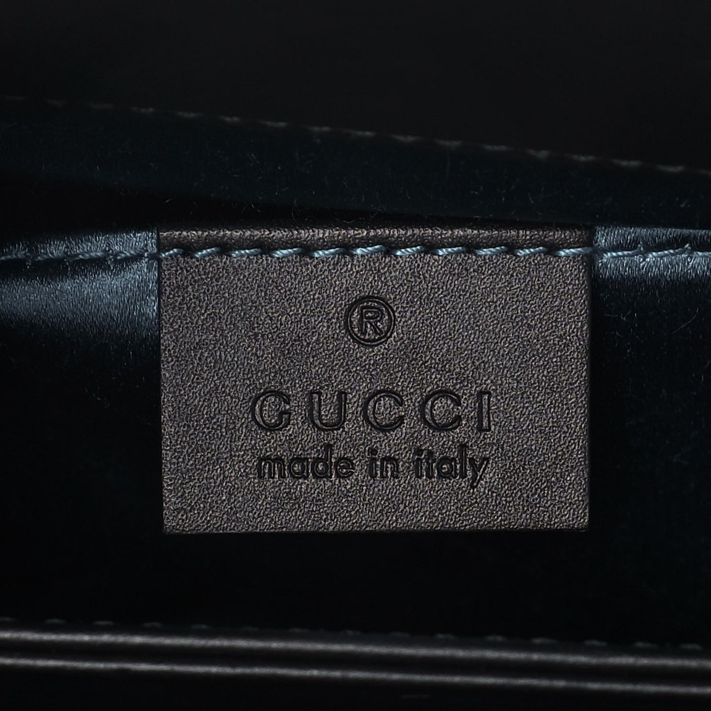 Suede Patent GG Web Small Ophidia Chain Shoulder Bag Black