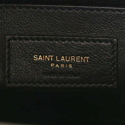 Saint Laurent Grain De Poudre Medium Uptown Tote Vert Kaki 6 of 8